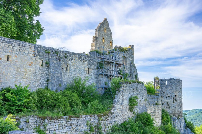 Ruin of the medieval Hohenurach Castle