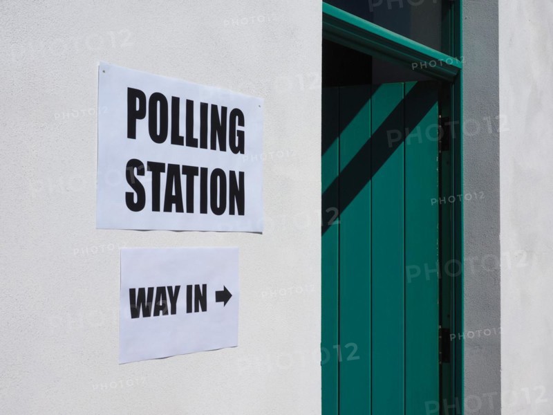 General elections polling station