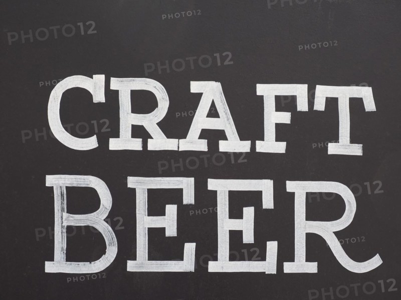 Craft beer sign