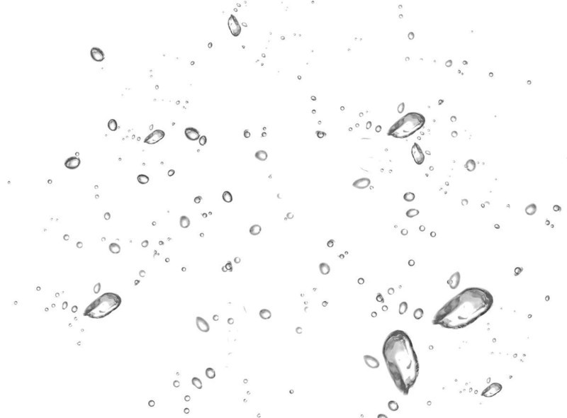 Cropped water drops raindrops rainy mist small droplets drops on transparent translucent background