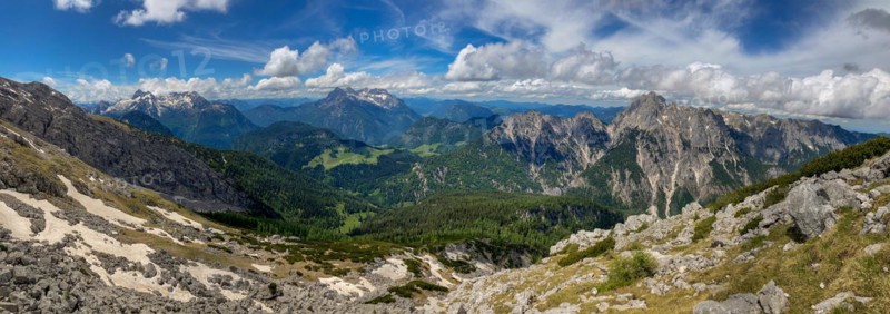 Panorama in Berchtesgaden National Park