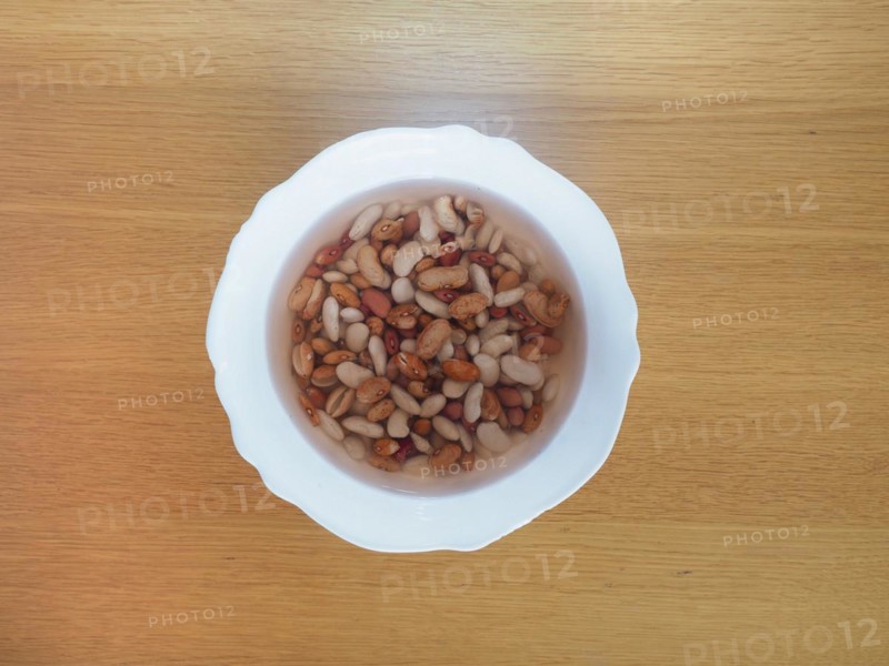 Mixed beans in a bowl