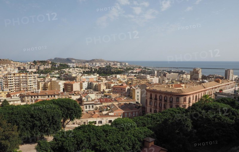 Aerial view of Cagliari