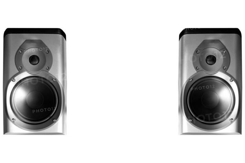 Speakers pair isolated