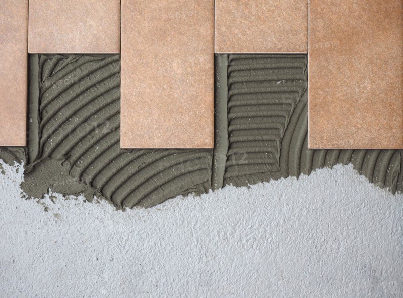 Floor tiles laying
