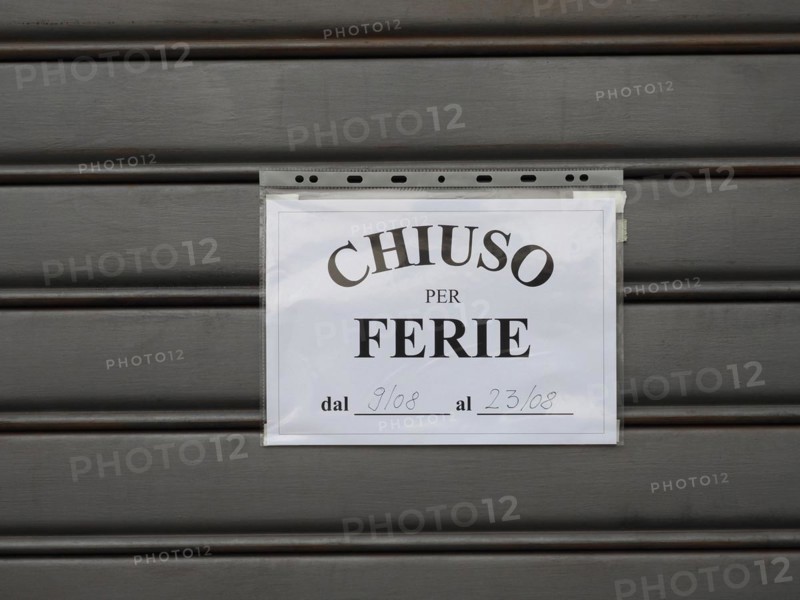 Chiuso per ferie