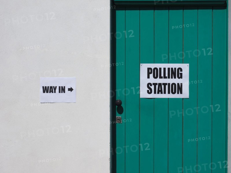 General elections polling station