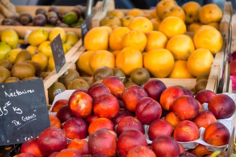 Fruit at the market of L'Isle-sur-la-Sorgue