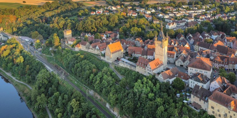 Bad Wimpfen with blue tower