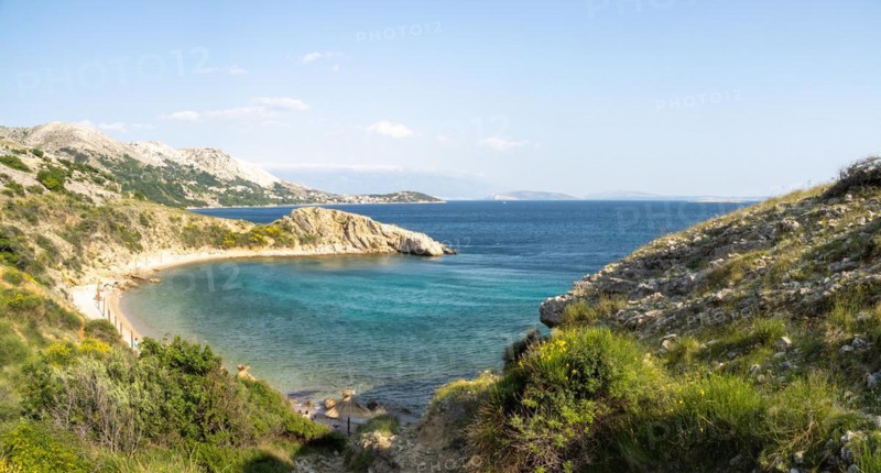 Bay with karst rocks
