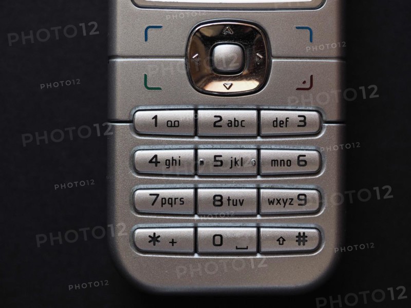 Vintage telephone keypad
