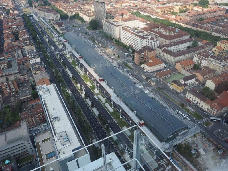 Aerial view of Turin
