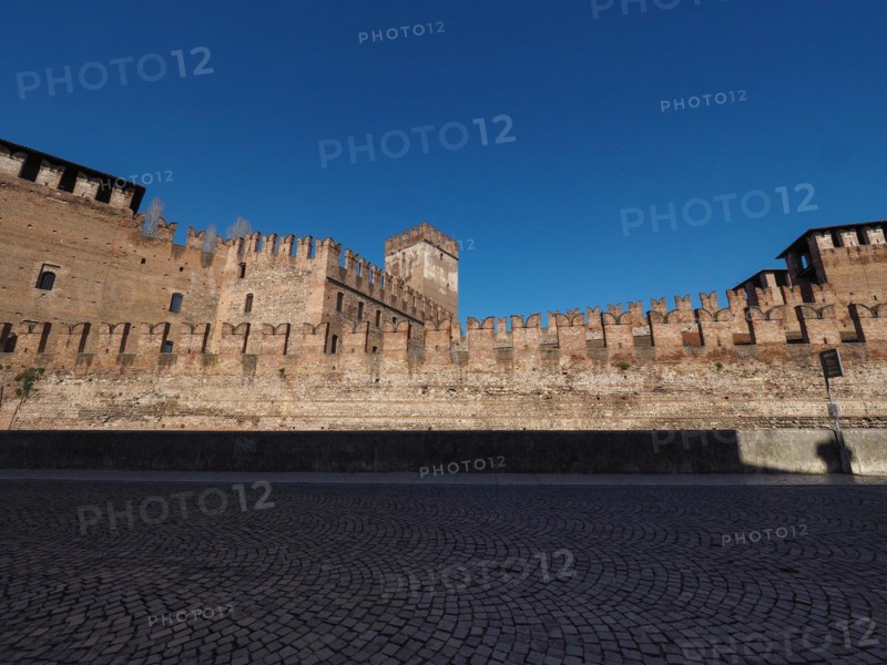 Castelvecchio Bridge aka Scaliger Bridge in Verona