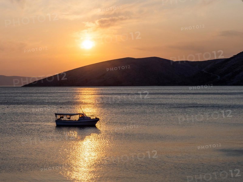 Evening atmosphere at sunset