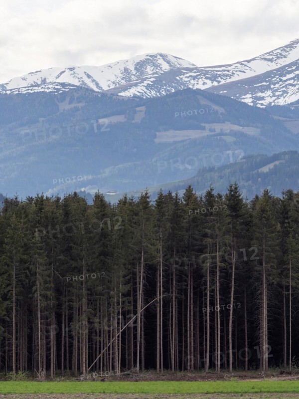 Snow-covered Alpine peaks