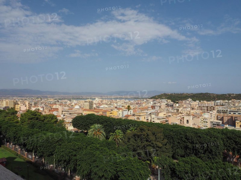 Aerial view of Cagliari