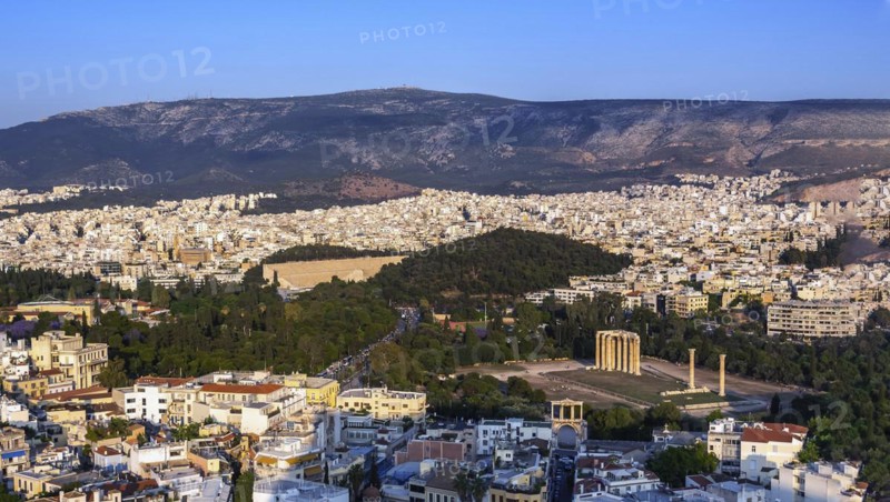 Panoramic view of Athens