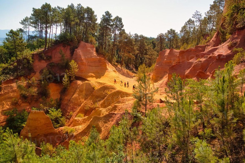 Roussillon ochre quarry