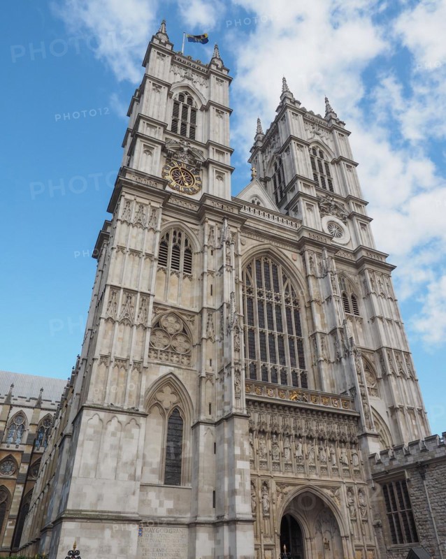 Westminster Abbey church in London