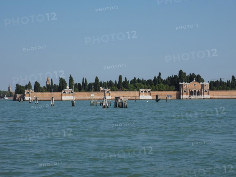 San Michele cemetery island in Venice