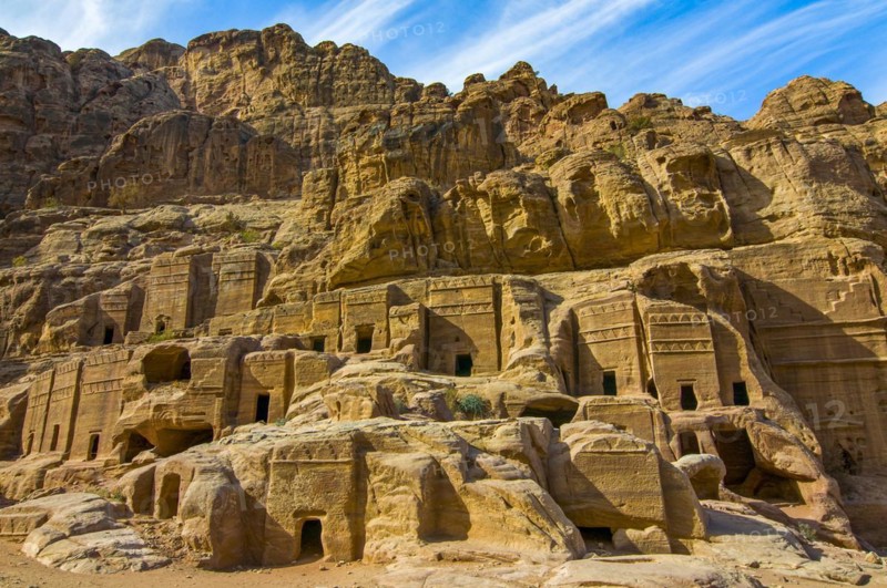 The old tombs of the Nabatean city