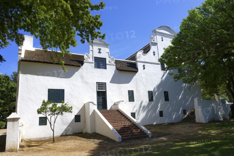Groot Constantia Wine Estate historic building in Dutch architectural style