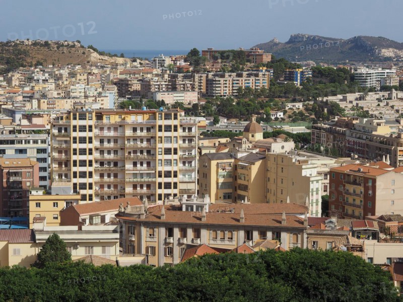 Aerial view of Cagliari