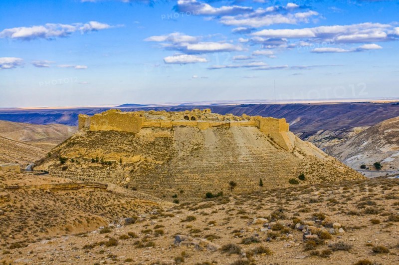 Sunset at Fortress of Shobak