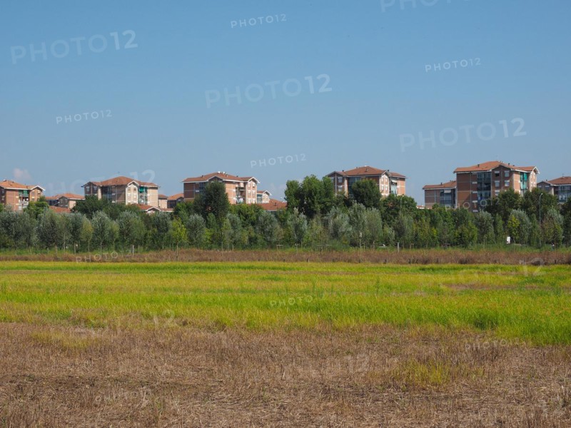 View of the city of Settimo Torinese