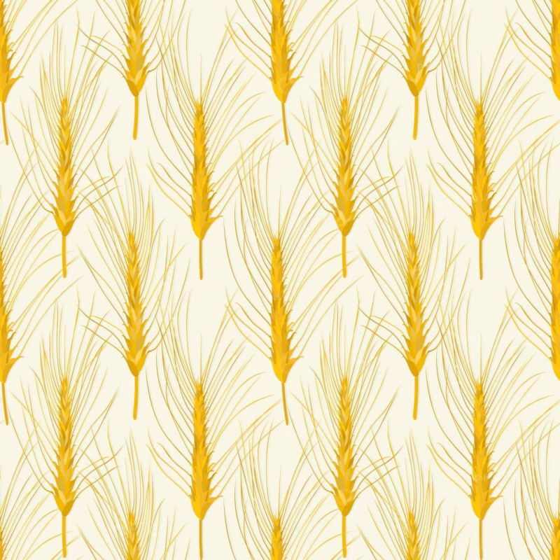 Wheat agricultural background. Seamless pattern vector illustration