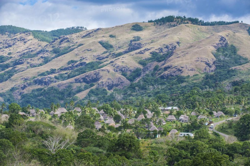 Navala village in the Highlands of Viti Levu