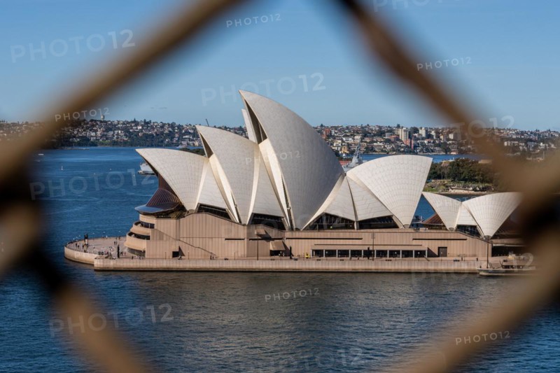 Sydney Opera House view from Harbour Bridge