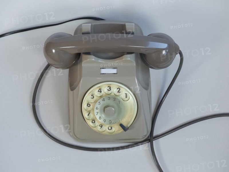 Vintage rotary dial telephone