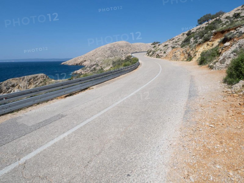 Coastal road near Stara Baska