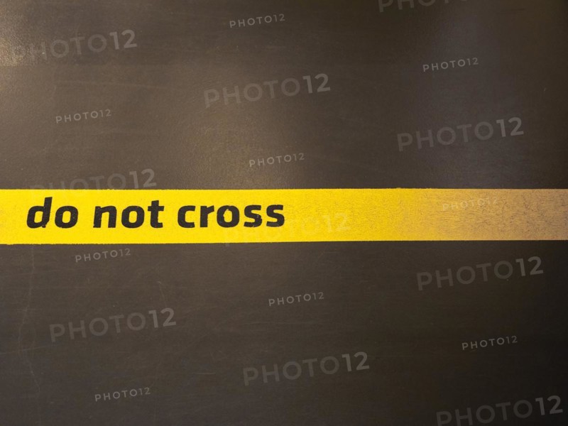 Do not cross sign