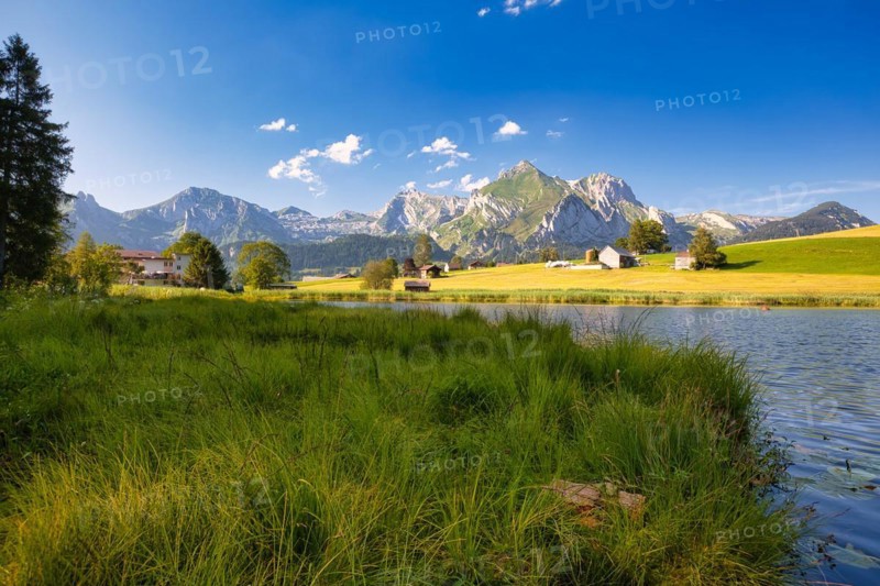 View of the Alpstein with Saentis