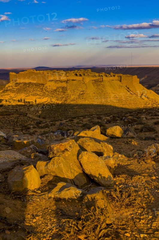 Sunset at Fortress of Shobak