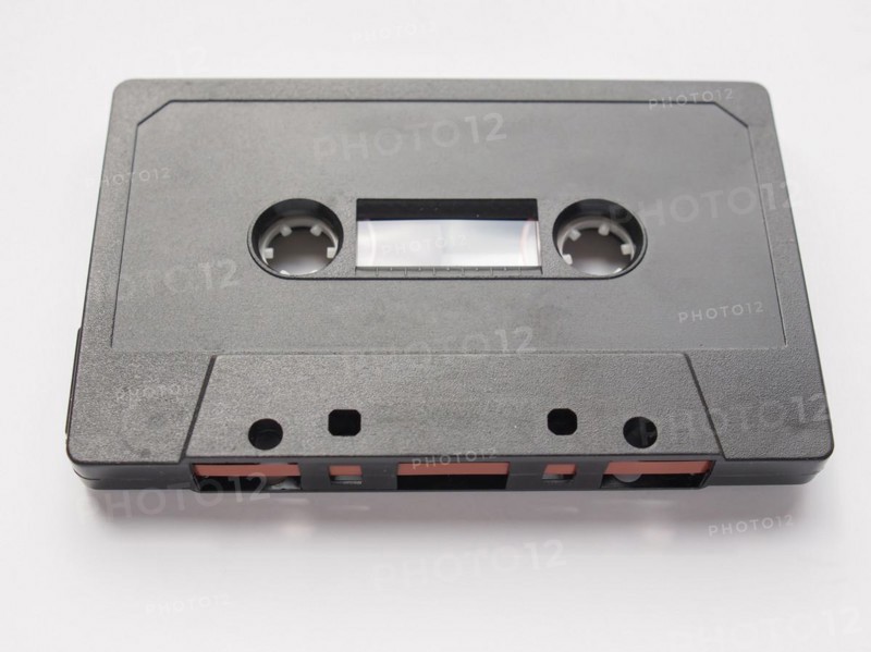 Black tape cassette
