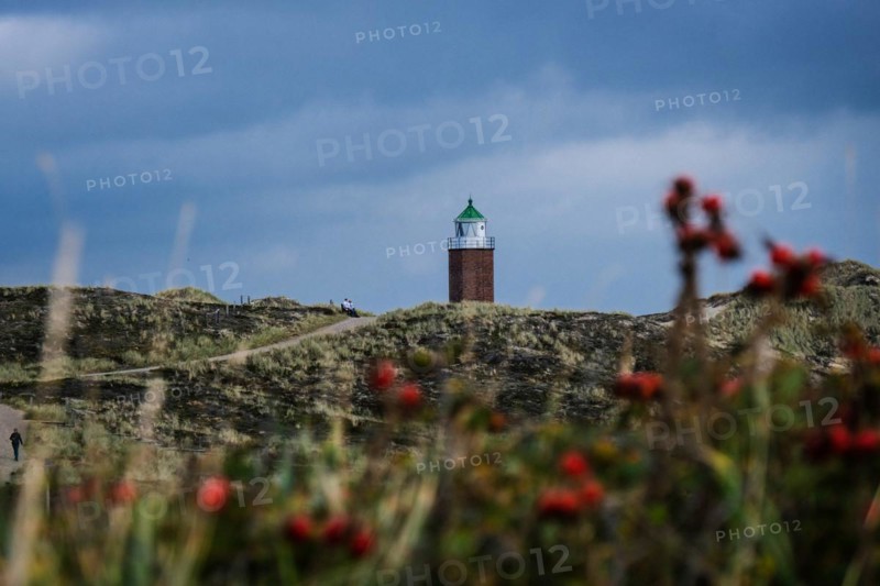Red Cliff Cross lighthouse Lighthouse in Kampen on the island of Sylt