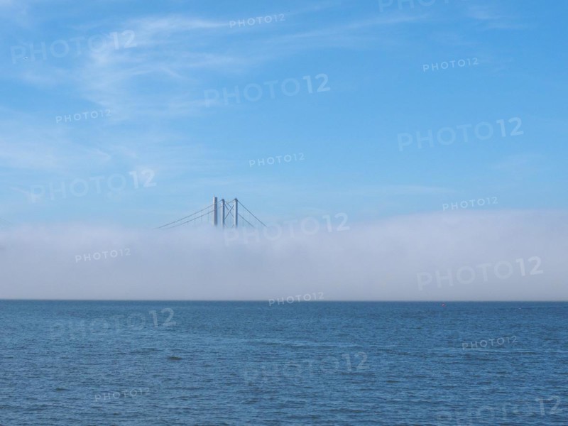 Forth Road Bridge over Firth of Forth in Edinburgh