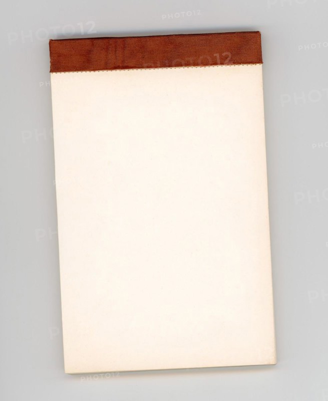 Blank notepad with copy space