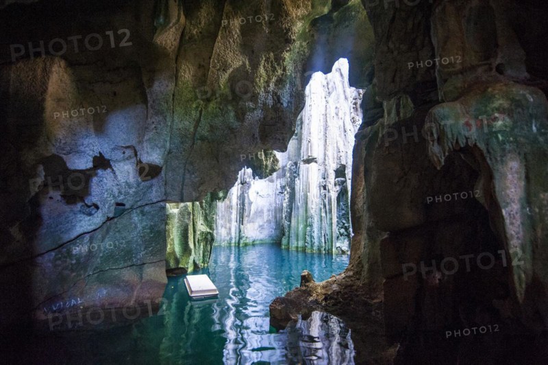 The blue lagoon cave