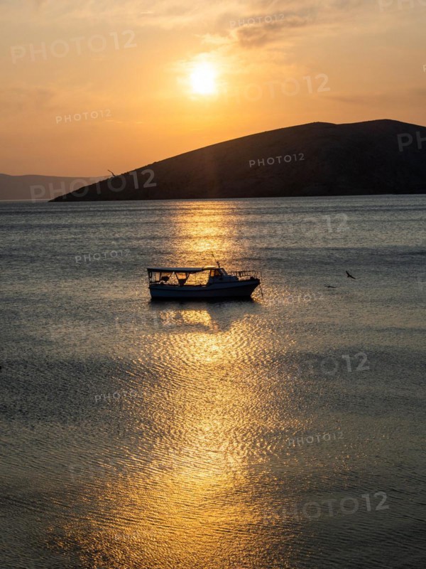 Evening atmosphere at sunset