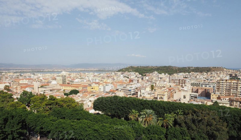 Aerial view of Cagliari