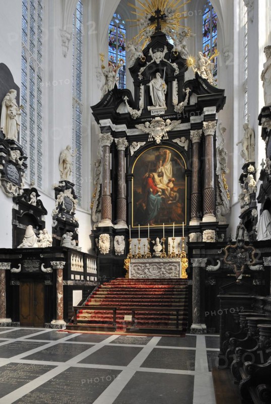 Altar of the Church of St. Paul in Antwerp