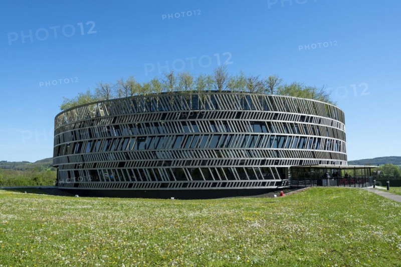Alise-Sainte-Reine. Cotre d'Or department. MuseoParc d'Alesia by Bernard Tschumi in the plain of the battle. Bourgogne Franche Comte. France