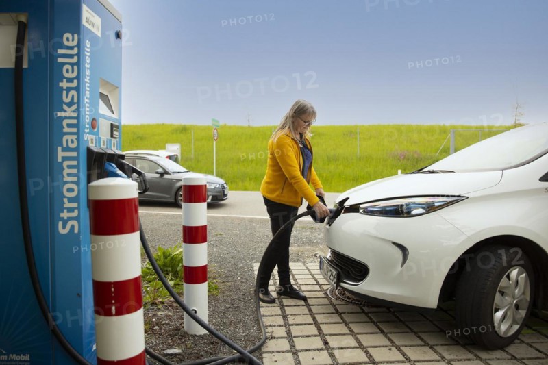 Electricity charging station in rural areas