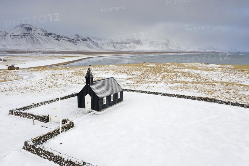 The old wooden parish church Buoakirkja