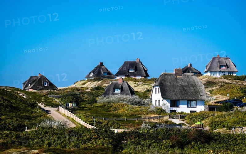 Holiday homes in the dunes of Hoernum on Sylt