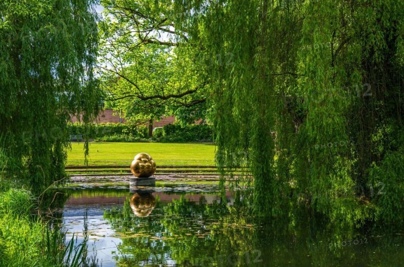 Art object in the water